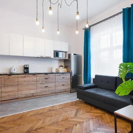 Fancy Apartments With Lift And A/C Краків Екстер'єр фото